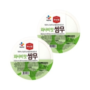 CJ제일제당 하선정 쌈무 와사비맛 350g (2개)_이미지