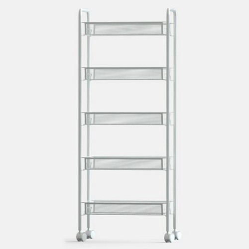 리벤스 이동식 메쉬 수납 선반 5단 트롤리_이미지