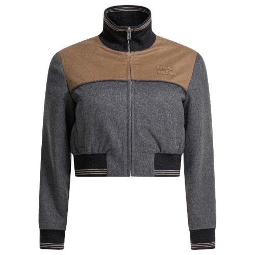 �̿�̿� V90 ML141318ZMF0LPX S OOO Wool and cashmere bomber jacket