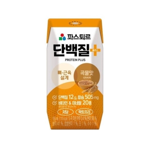 파스퇴르 단백질 플러스 곡물맛 195ml (40개)_이미지