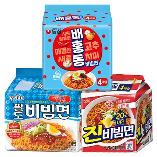 핵인기 비빔면 3종세트 (1개)