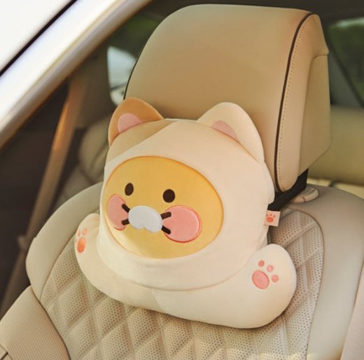 카카오프렌즈 냥냥고양이 춘식이 목쿠션
