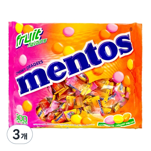 멘토스 대용량 푸르티 츄잉캔디 810g (3개)
