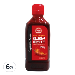 사조해표 캡사이신 매운맛소스 550g 6개_이미지