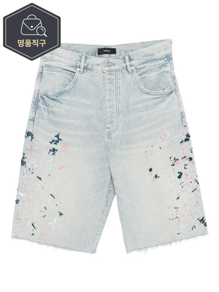라이트 인디고 코튼 데님 쇼츠 P070USEL226LTINDIGO B0301974737