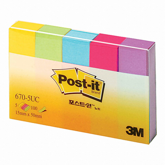 3M 포스트잇 페이지 마커 670-5UC (1개)_이미지