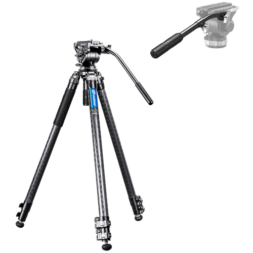 레오포토 LVM-323C 만바 삼각대 (BV-10 헤드 + HD-01 펜바)_이미지