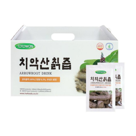 강원식품 토토원 치악산칡즙 100ml 30포 (1개)