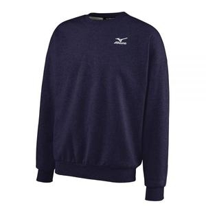 미즈노 Varsity Crew, 헤더 네이비, XXL 161635