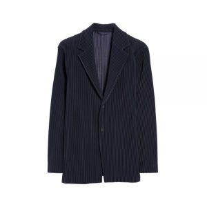 포맨 플리세 이세이 미야케 플리세 이펙트 싱글 브레스티드 블레이저 HP46JD401 T