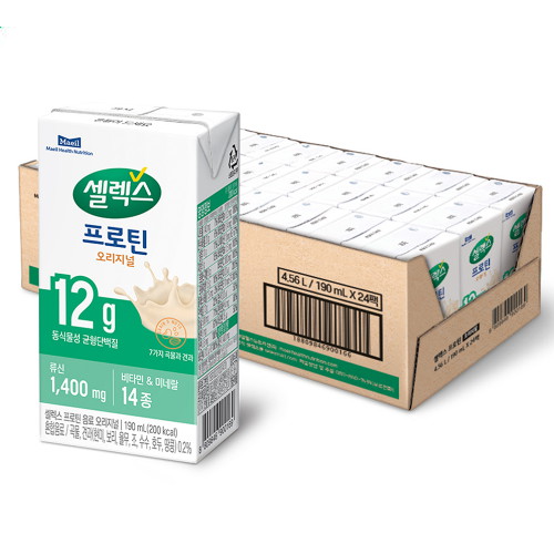 매일유업 셀렉스 프로틴 오리지널 190ml (24개)_이미지