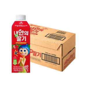 서울우유 내 안의 진짜 딸기 280ml (18개)