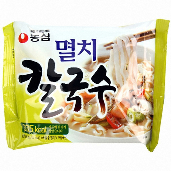 농심 멸치칼국수 98g이미지입니다. 누르면 해당 게시물로 새창이동합니다.