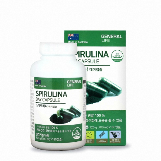 제너럴라이프  스피루리나 데이캡슐 180캡슐 (1개)