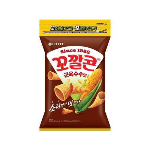 롯데 꼬깔콘 군옥수수맛 지퍼백 235G