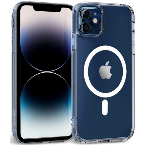 맥앤블랙 아이폰12 프로 맥스 2배 자력 맥세이프 투명 케이스_이미지