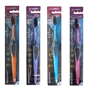 페리오 슬림터치 흑진주 초극세모 칫솔 (20개)_이미지