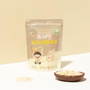 퓨어잇 유기농 흰쌀 튀밥 50g (1개)_이미지