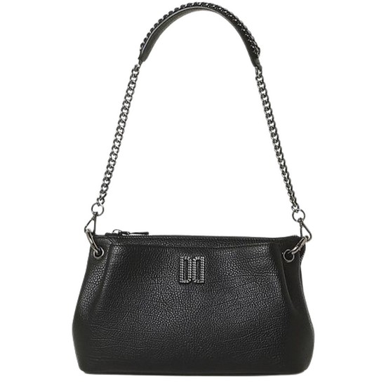 HILTON 앤틱 DD장식 가죽 스몰 숄더백 DCBA2F345BK