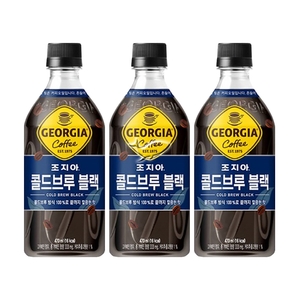 코카콜라음료 조지아 콜드브루 블랙 470ml (6개)_이미지