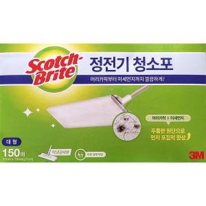 가전제품 정전기 먼지 두툼 마른청소포 대형 150매