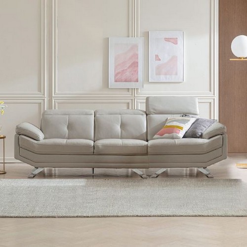 페다 피오레 이태리 천연가죽 소파 4인용_이미지