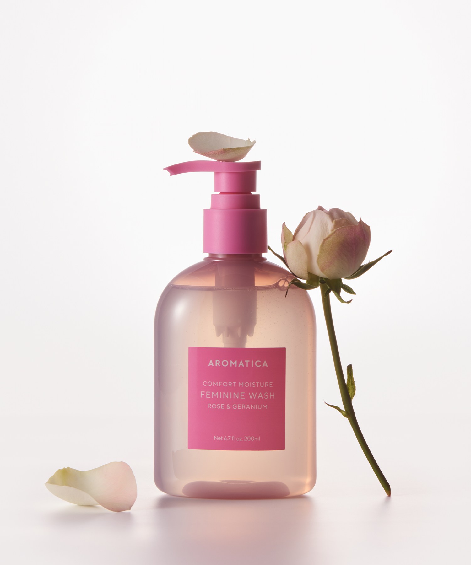 컴포트 모이스처 여성청결제 로즈&제라늄 200ml