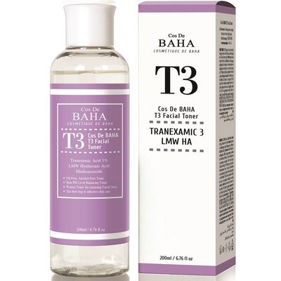 코스드바하 T3 트라넥삼산 3% 트라넥사믹애씨드 토너 200ml