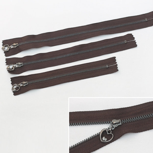 펠트친구 하트 퀼트 지퍼 15cm_이미지