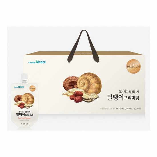 활기차고 팔팔하게 달팽이 프리미엄 80ml 30포