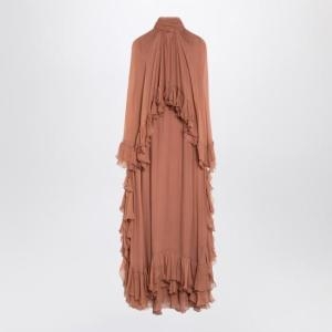  끌로에 미디 원피스 CH24WRO06116 P 26S BROWN