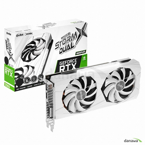 이엠텍 XENON 지포스 RTX 2060 STORM X Dual D6 6GB WHITE