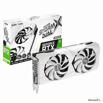 이엠텍 XENON 지포스 RTX <b>2060</b> STORM X Dual D6 6GB WHITE