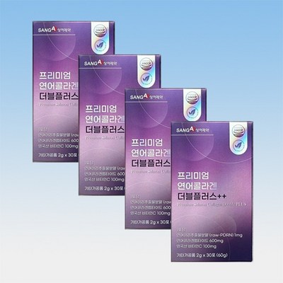 상아제약 프리미엄 연어콜라겐 더블플러스 30포 (4개)_이미지