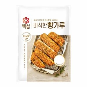 CJ 백설 바삭한 빵가루 1kg 엄마손맛 집밥 간식 부침개 분식류