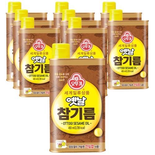 오뚜기 옛날 참기름 450ml (9개)