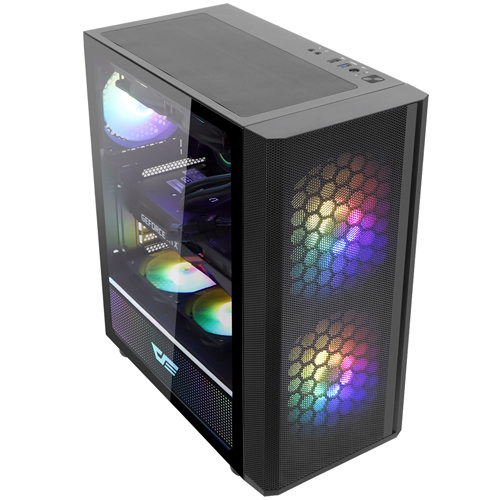 darkFlash DK360 MESH RGB 강화유리 (블랙)_이미지