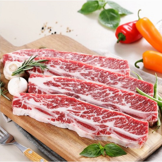 바라던유통 시그니처 기름손질 잘 된 6 7 8번 LA갈비 1kg (3개)_이미지