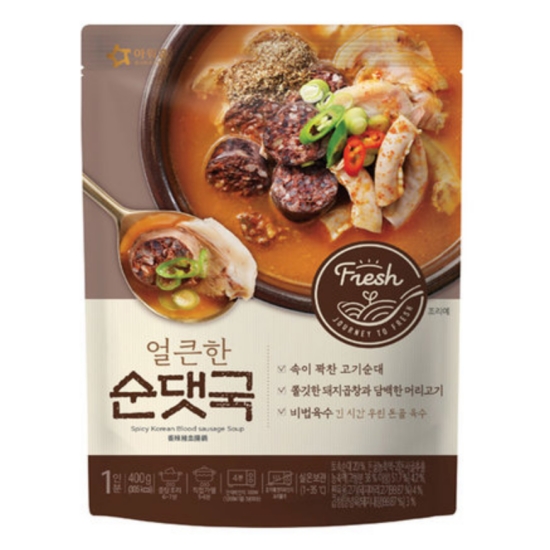아워홈 얼큰한 순댓국 400g (6개)_이미지