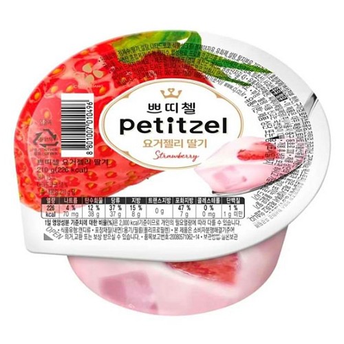 CJ제일제당 쁘띠첼 요거젤리 딸기 210g (1개)_이미지