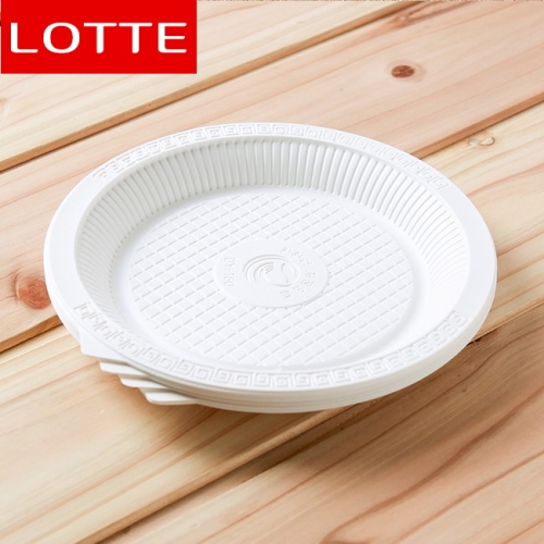롯데알미늄 이라이프 일회용 친환경 접시 18cm [10개]
