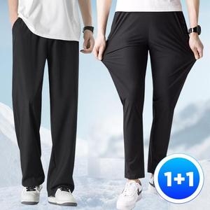 텐제로 1+1세트 여름쿨템 더위순삭 아이스쿨 고스판 탄성팬츠 9부바지 S24TP-315S_이미지