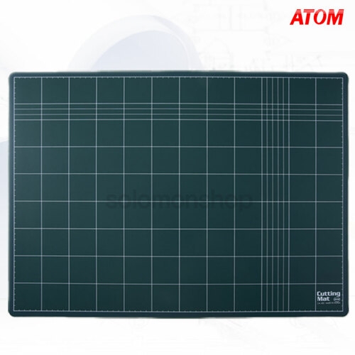 A2컷팅매트 620x450mm/커팅매트/고무판/고무매트/녹색고무판/데스크패드/책상고무판/깔판/녹색매트솔로몬_이미지