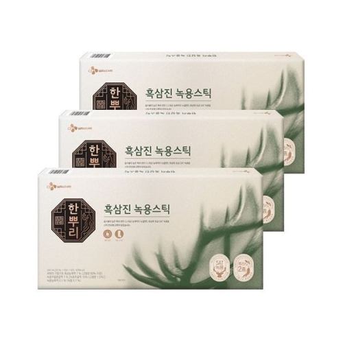  한뿌리 흑삼진 녹용스틱 8ml 30포 [3개]