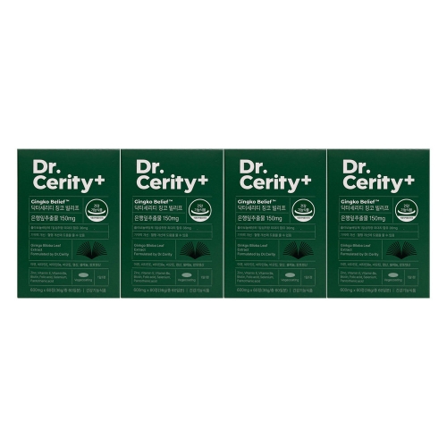 [불명] 닥터세리티 징코빌리프 600mg 60정 (4개)_이미지