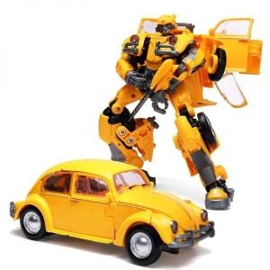 트랜스포머 블랙 맘바 H6001-3 합금 노랑 꿀벌 변신 특대 21cm 영화 전사 모드 액션 피규어 로봇 모델 장난감 어린이 01 H.._이미지