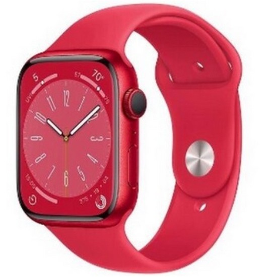APPLE 워치 시리즈8 41mm 레드 알루미늄 (스포츠밴드)