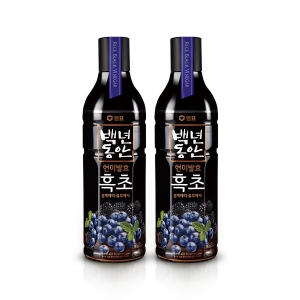 샘표식품 백년동안 발효흑초 블랙 블루베리 900ml (2개)
