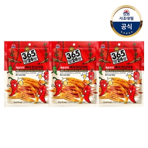 사조대림 365.24 빠삭 한입먹태 매콤한맛 25g (3개)