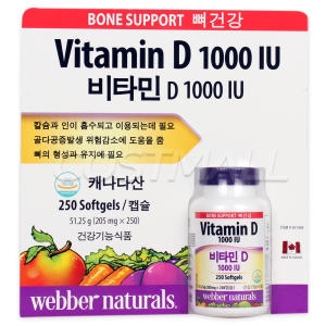 비타민D 1000IU 205mg 250캡슐